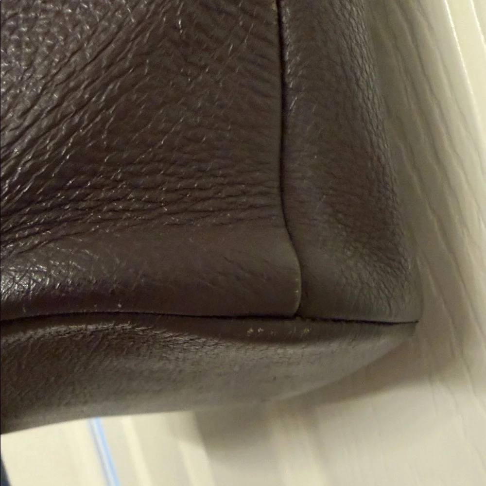 Women’s softest leather dark Brown Stone Mountain bag